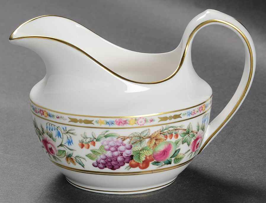 Provence (F1782-V, Y8599-U, Fruit Rim) Creamer by Spode-1