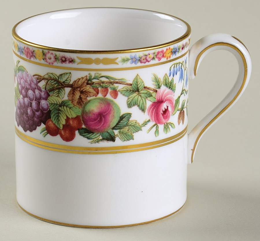 Provence (F1782-V, Y8599-U, Fruit Rim) Flat Demitasse Cup by Spode-1