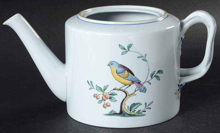 Queen's Bird (Y4973, Blue Gray Body) Small Teapot No Lid by Spode-1