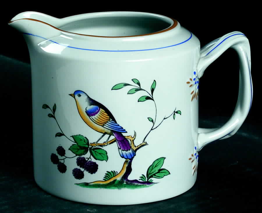 Queen's Bird (Y4973, Blue Gray Body) Creamer by Spode-1