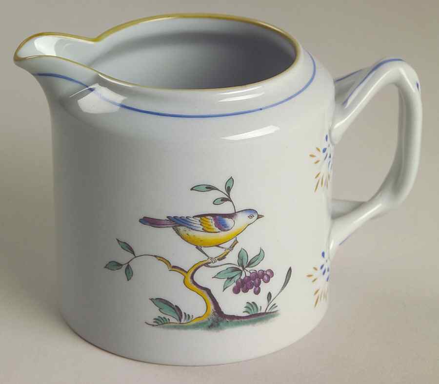 Queen's Bird (Y4973, Blue Gray Body) Mini Creamer by Spode-1