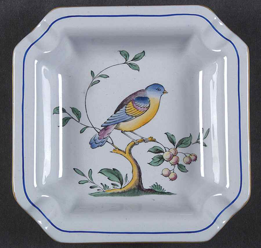 Queen's Bird (Y4973, Blue Gray Body) Small Ashtray by Spode-1