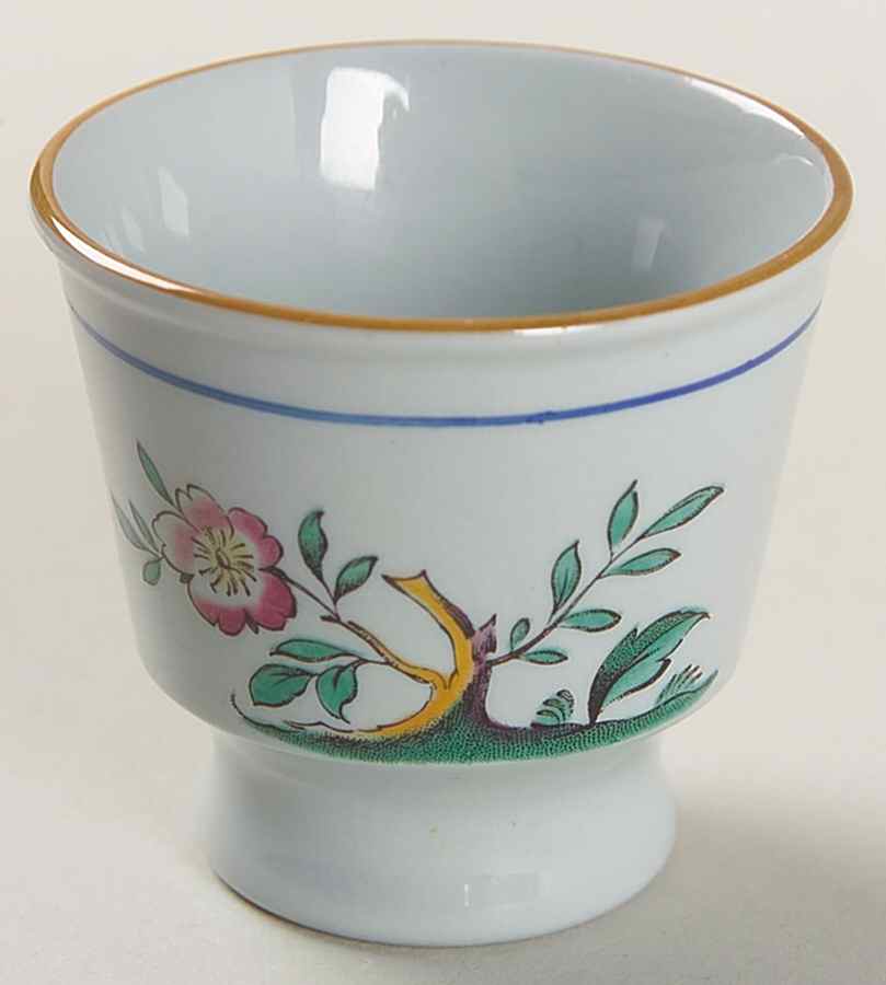Queen's Bird (Y4973, Blue Gray Body) Single Egg Cup by Spode-1