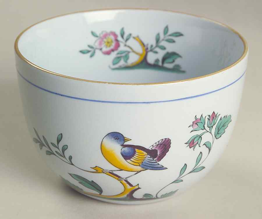 Queen's Bird (Y4973, Blue Gray Body) Mini Open Sugar Bowl by Spode-1