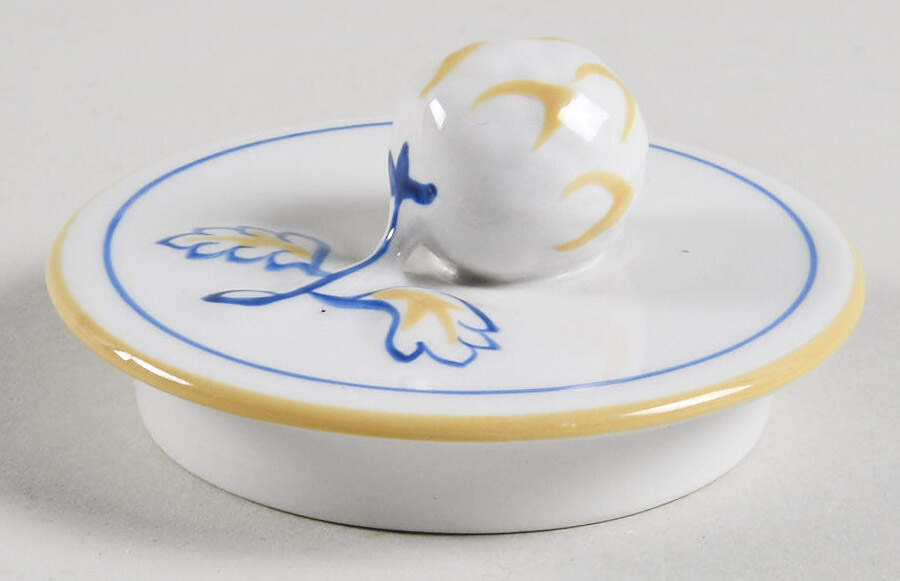 Queen's Bird (Imperial Ware, Cream Body) Lid for Sugar Bowl by Spode-1