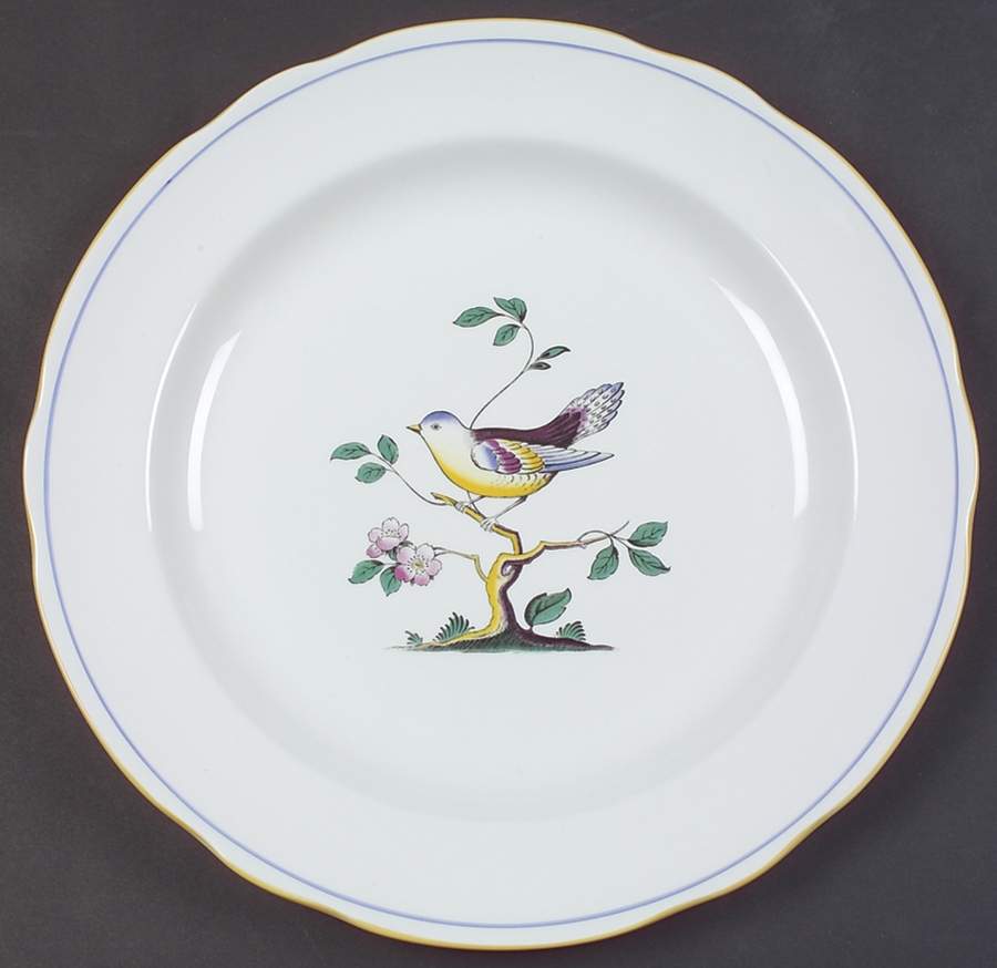 Queen's Bird (Imperial Ware, Cream Body) Dinner Plate by Spode-1
