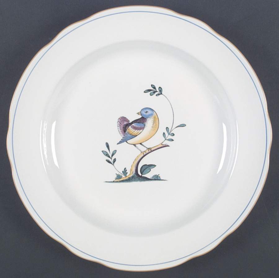 Queen's Bird (Imperial Ware, Cream Body) Dinner Plate by Spode-1