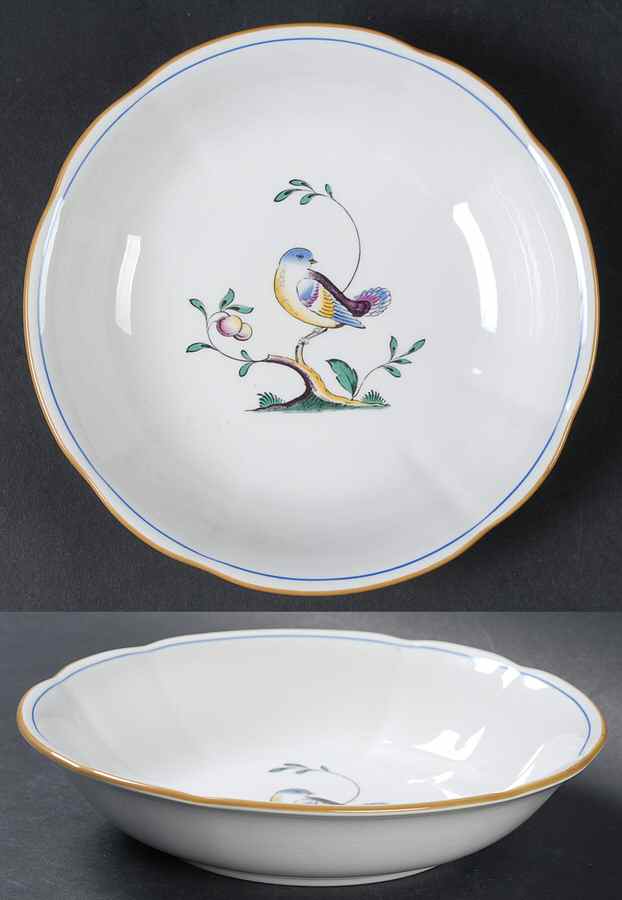 Queen's Bird (Imperial Ware, Cream Body) Coupe Cereal Bowl by Spode-1