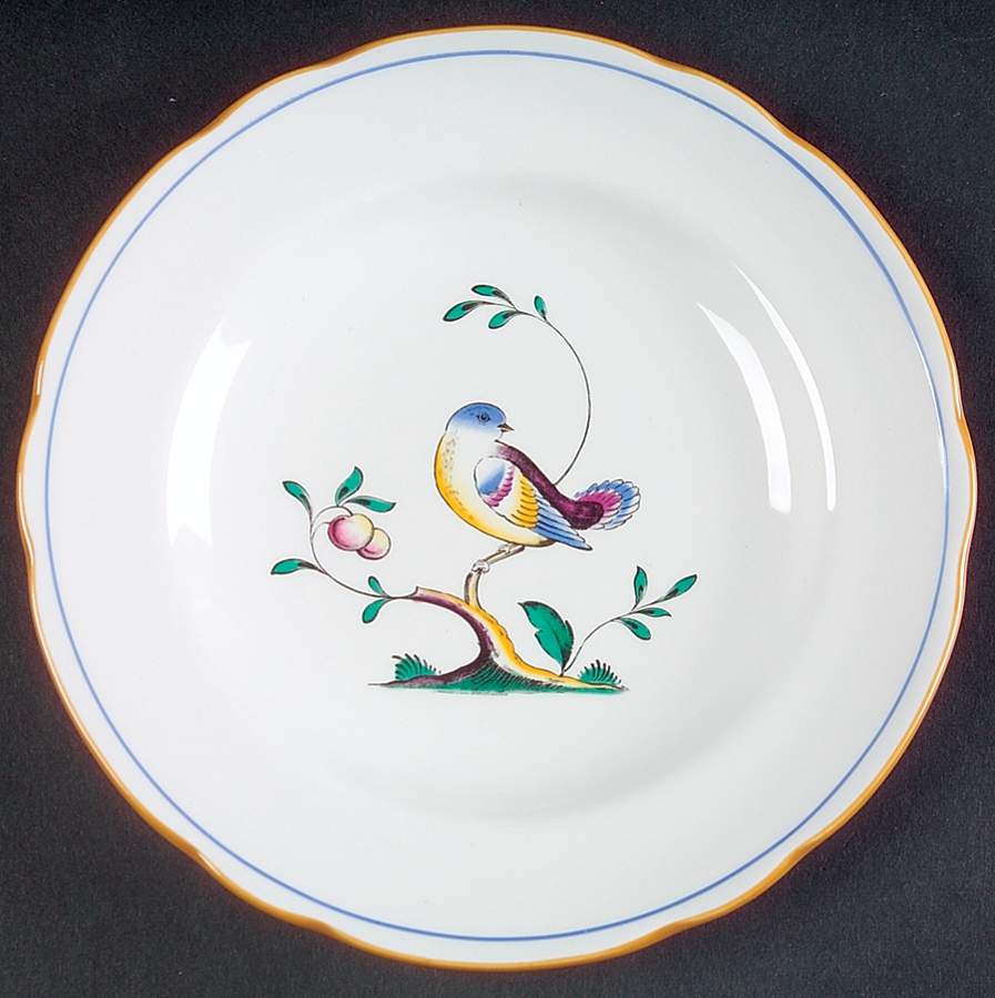 Queen's Bird (Imperial Ware, Cream Body) Bread & Butter Plate by Spode-1