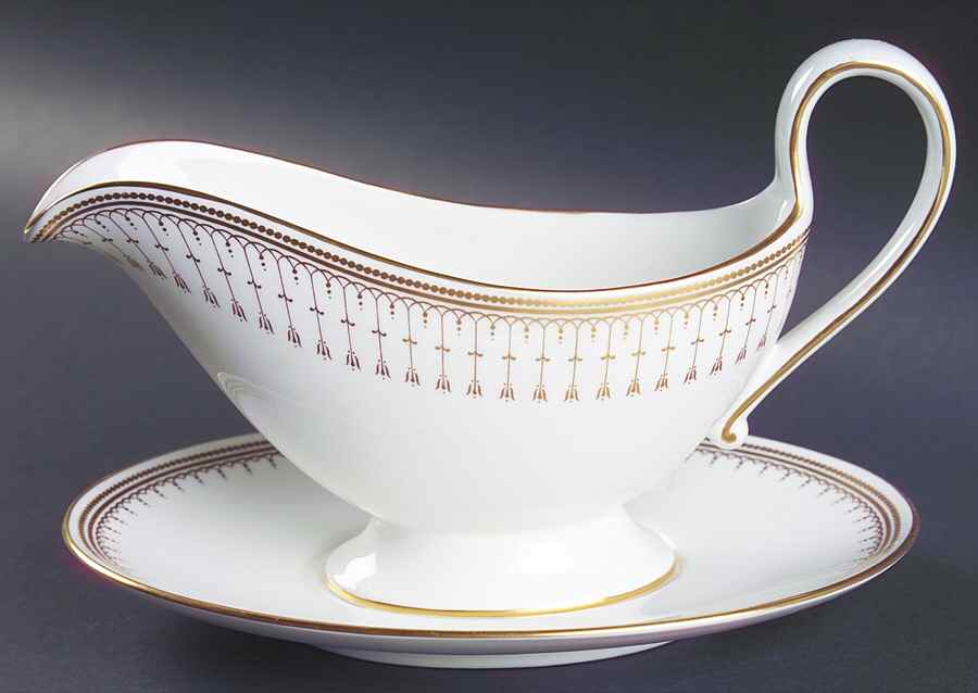 Queen's Gate Gravy Boat & Underplate by Spode-1