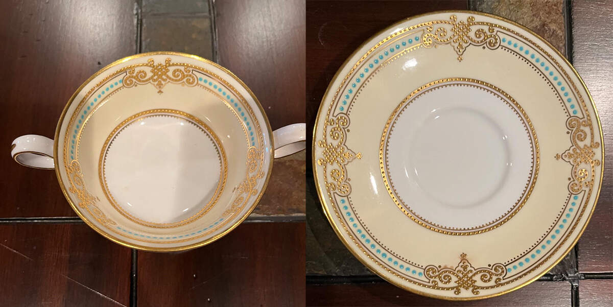 R2620 Footed Bouillon Cup & Saucer by Spode-1