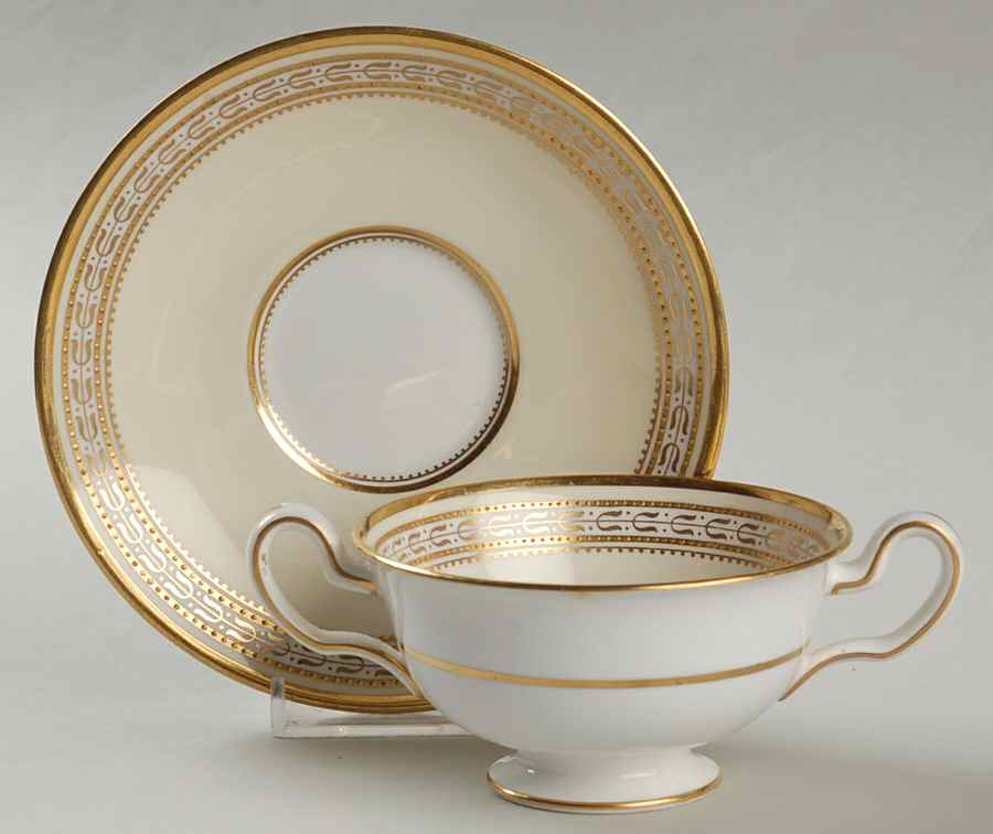 R3716 Footed Bouillon Cup & Saucer by Spode-1