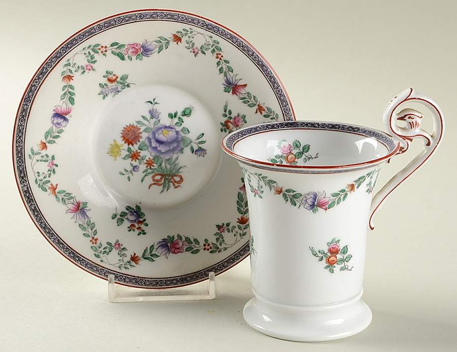 R3912 Chocolate Cup & Saucer Set by Spode-1