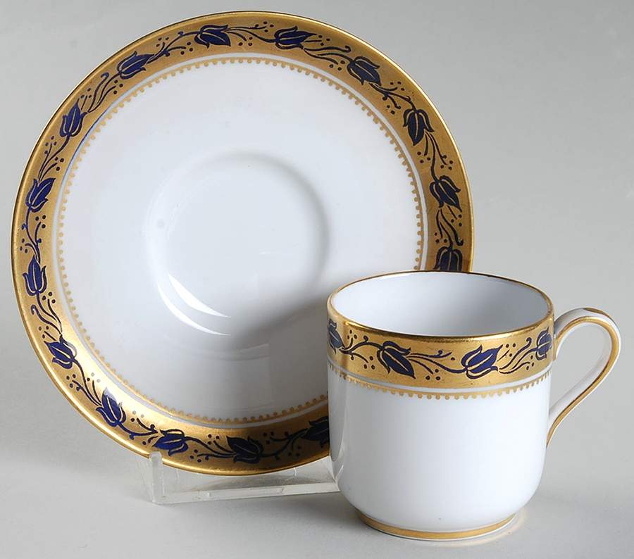 R3943 Flat Demitasse Cup & Saucer Set by Spode-1