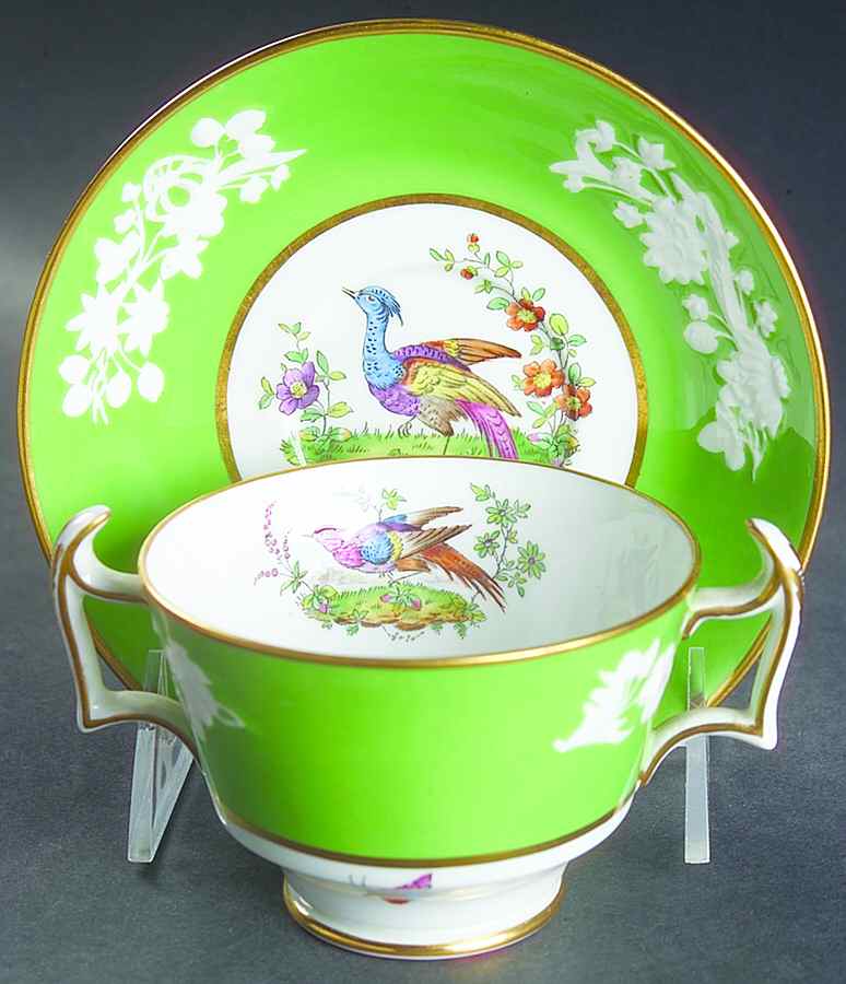 R4689 Footed Bouillon Cup & Saucer by Spode-1