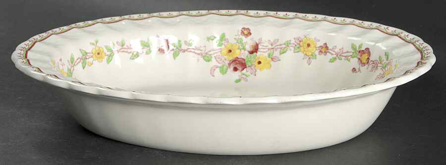 Rambler 9" Oval Vegetable Bowl by Spode-1