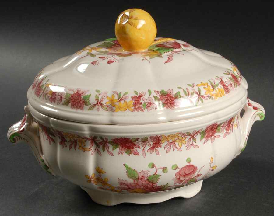 Regency Round Covered Vegetable by Spode-1