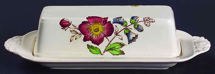 Rembrandt 1/4 Lb Covered Butter by Spode-1