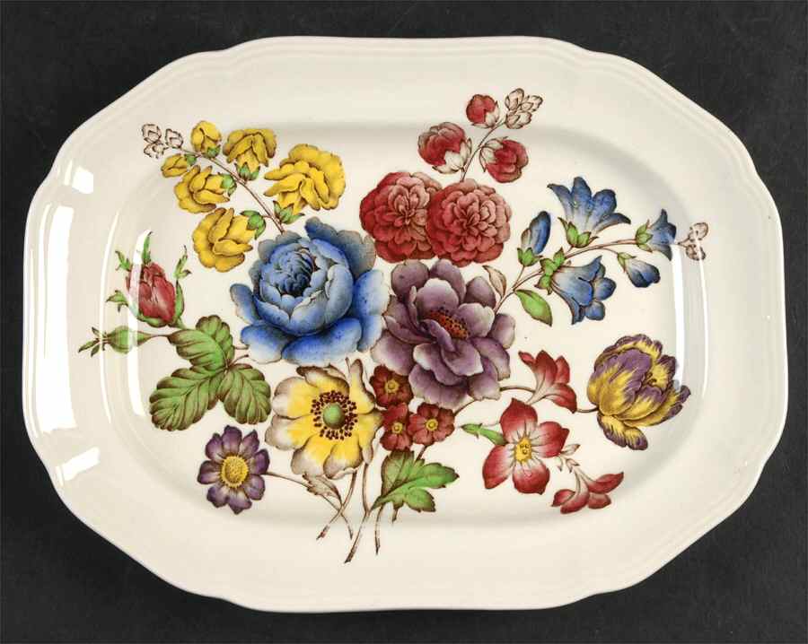 Rembrandt 10" Oval Serving Platter by Spode-1