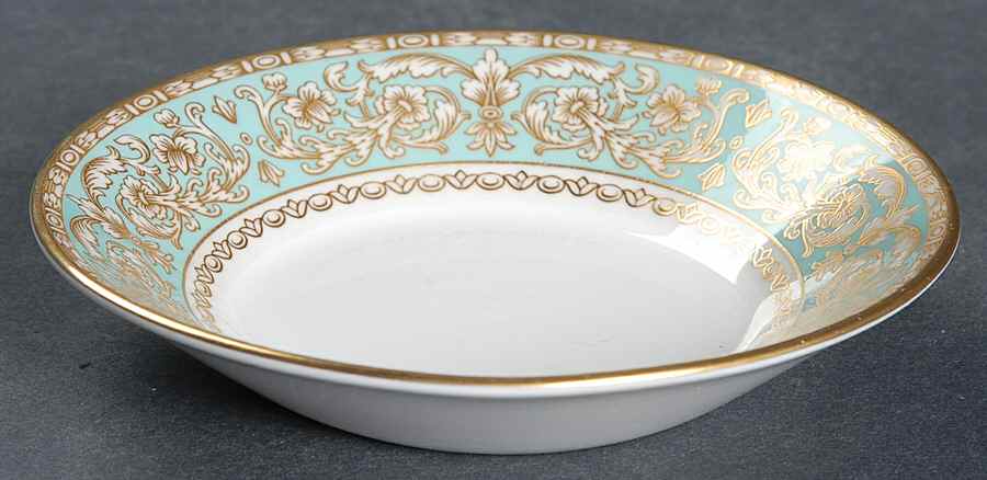 Renaissance Green Fruit/Dessert (Sauce) Bowl by Spode-1