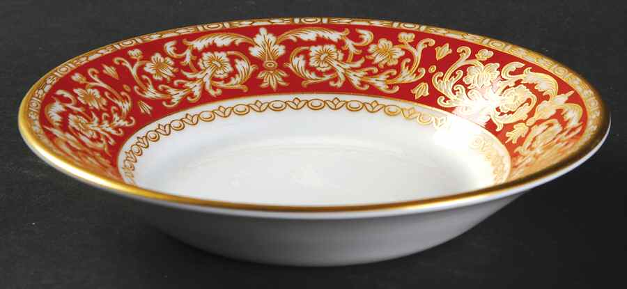 Renaissance Red Fruit/Dessert (Sauce) Bowl by Spode-1