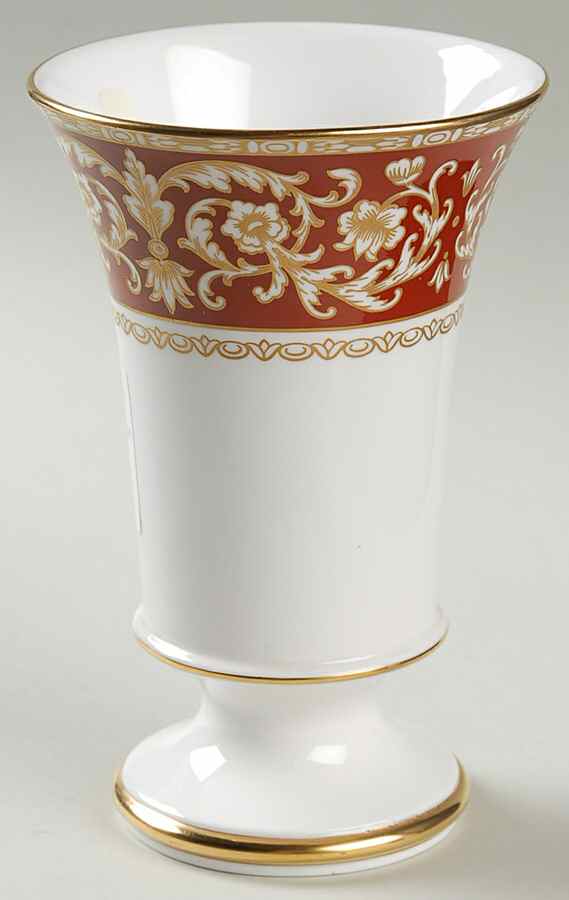 Renaissance Red 5" Vase by Spode-1