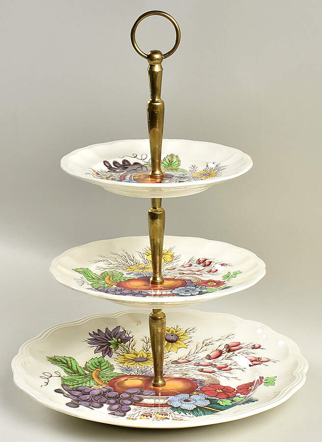 Reynolds 3-Tiered Serving Tray (DP, SP, BB) by Spode-1