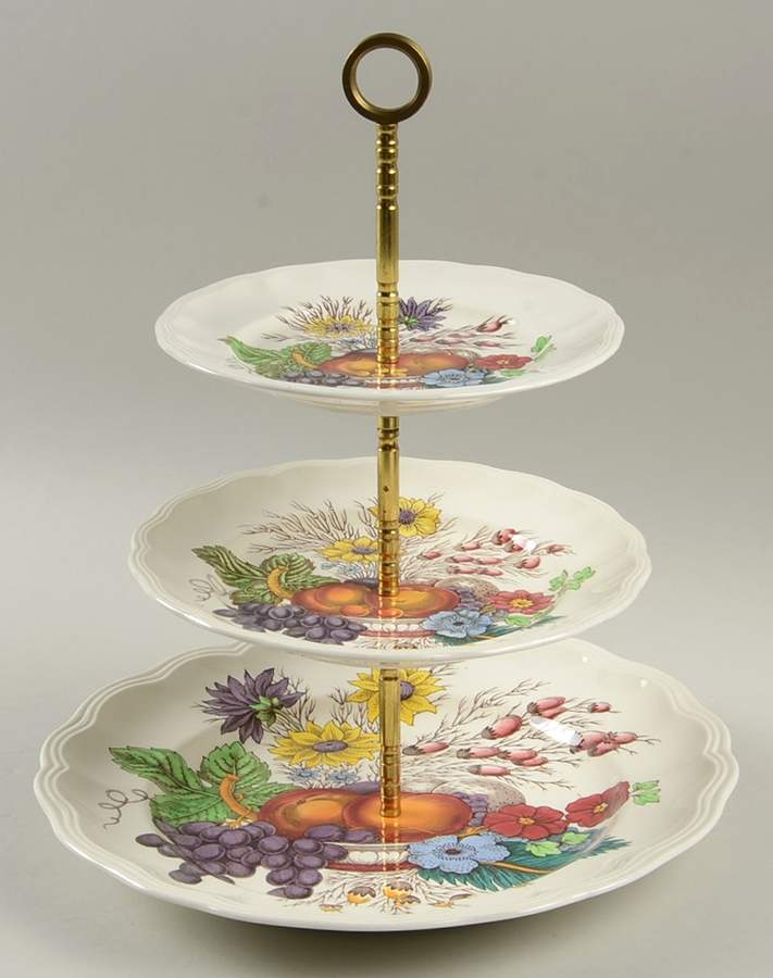 Reynolds 3-Tiered Serving Tray (DP, SP, BB) by Spode-1