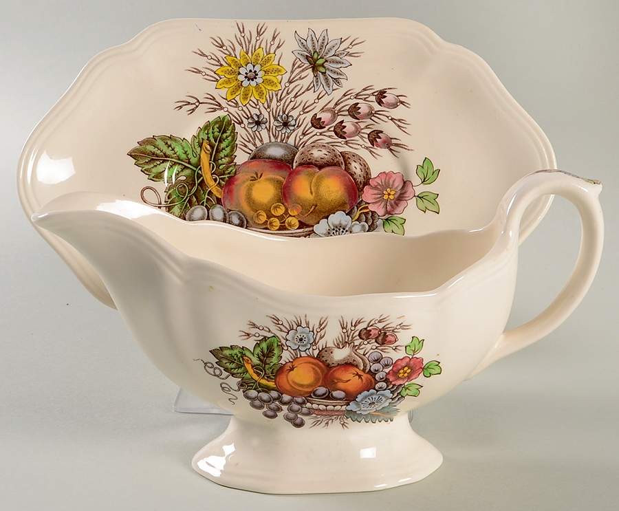Reynolds Gravy Boat & Underplate by Spode-1