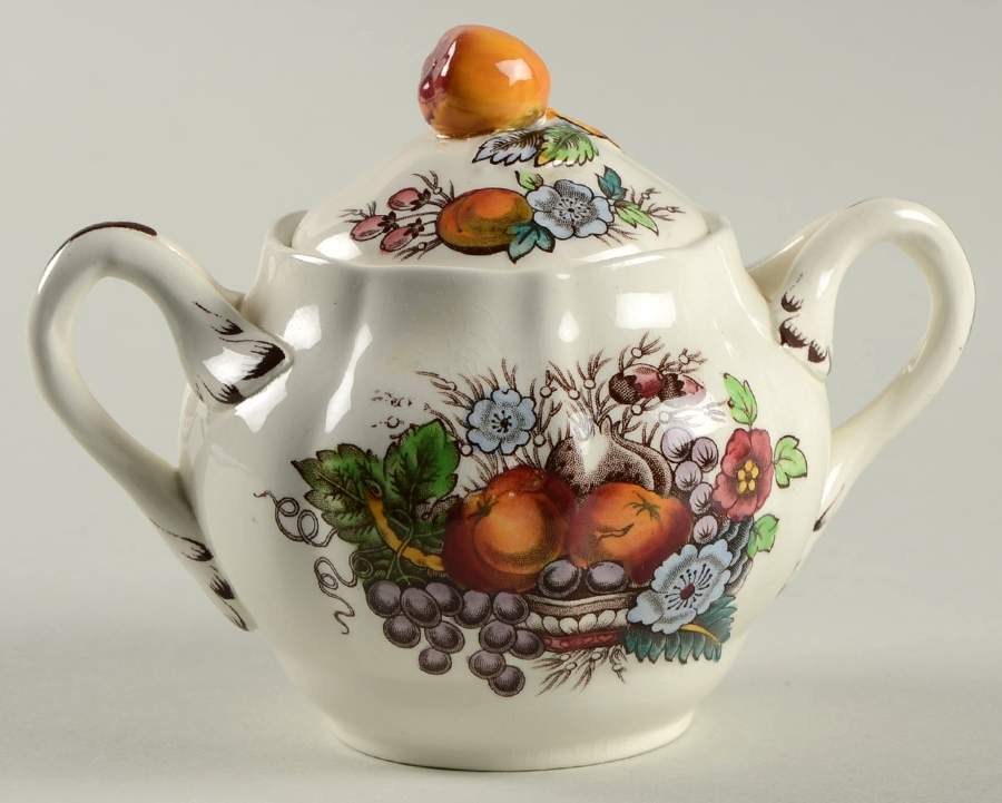 Reynolds Sugar Bowl & Lid by Spode-1
