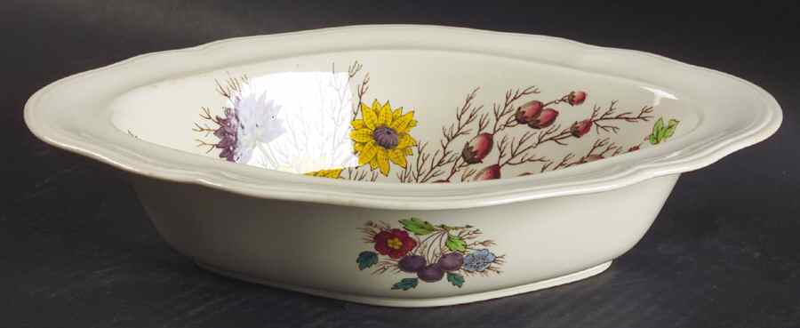 Reynolds 9" Oval Vegetable Bowl by Spode-1