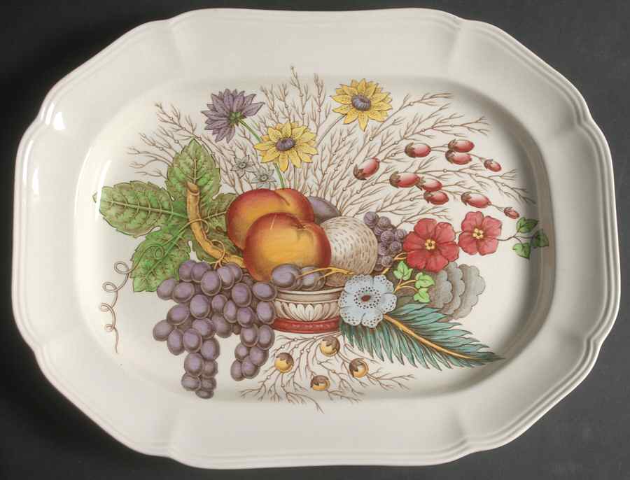 Reynolds 14" Oval Serving Platter by Spode-1