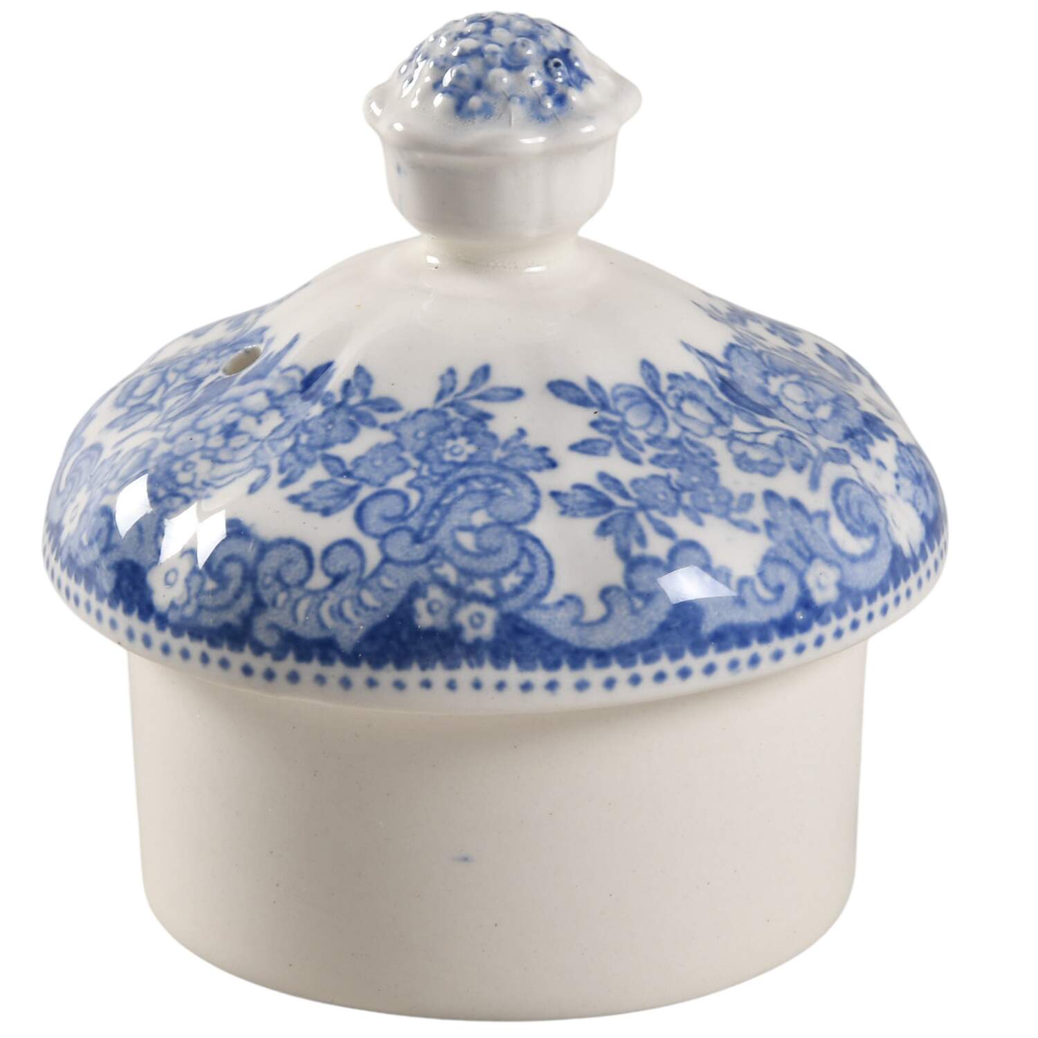 Rhine Blue (Scalloped) Lid for Mini Coffee Pot by Spode-1