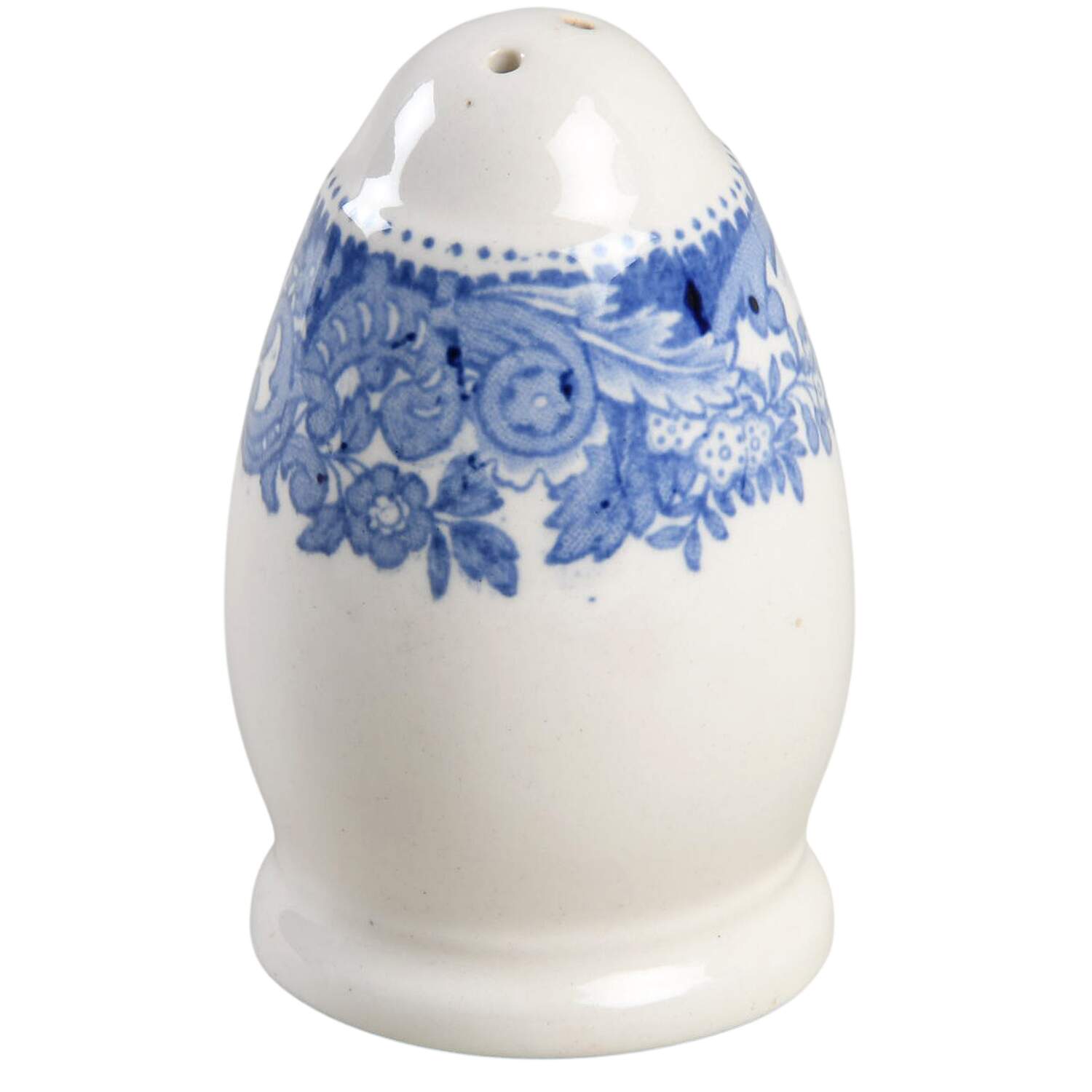 Rhine Blue (Scalloped) Pepper Shaker by Spode-1