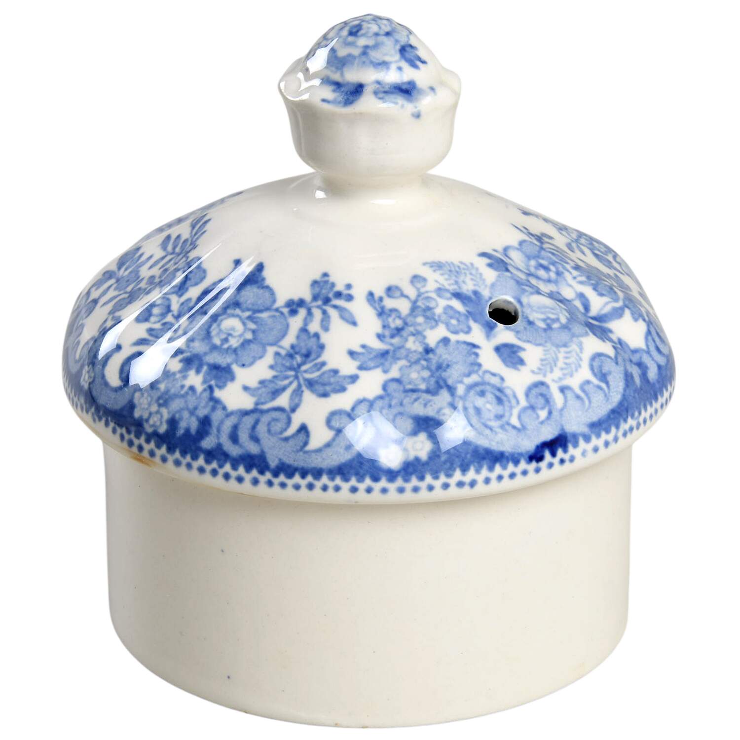 Rhine Blue (Scalloped) Lid for Coffee Pot by Spode-1