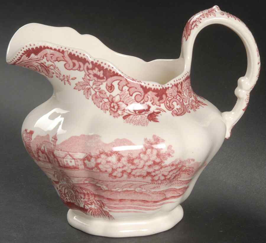 Rhine Pink Creamer by Spode-1