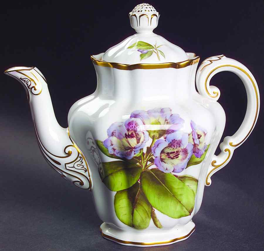Rhododendron Coffee Pot & Lid by Spode-1