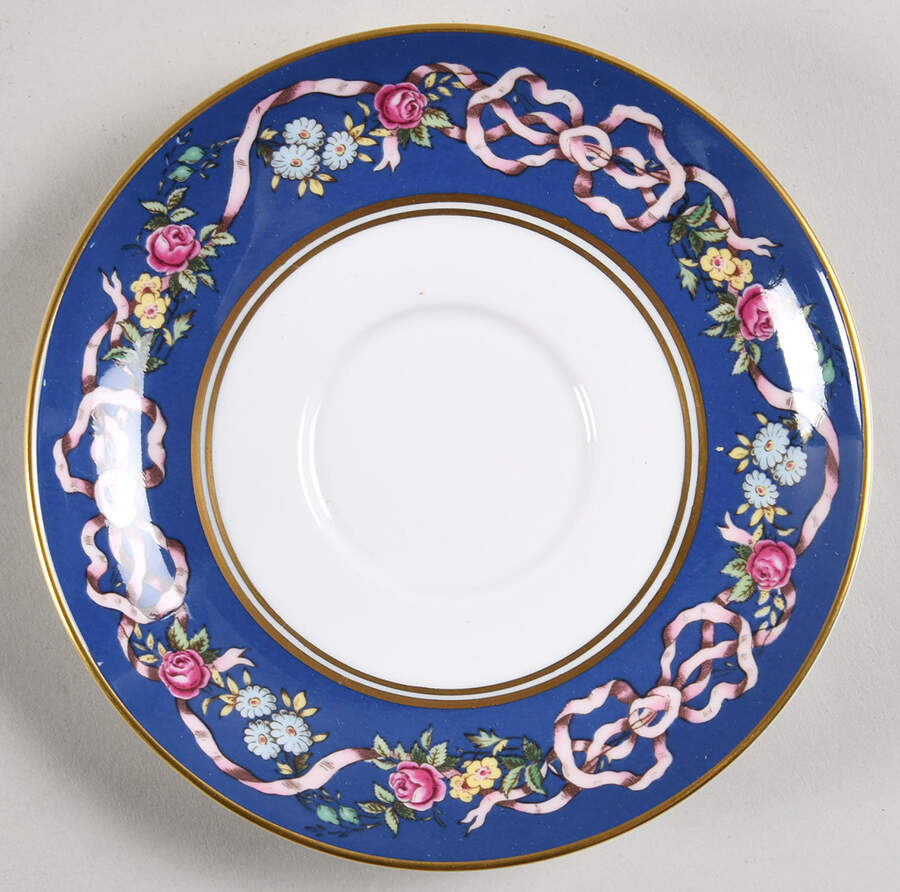 Ribbons & Roses Saucer by Spode-1