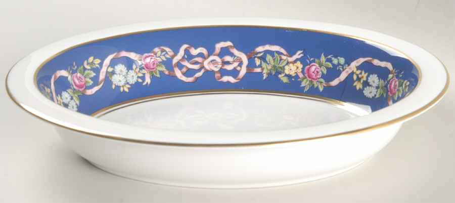 Ribbons & Roses 9" Oval Vegetable Bowl by Spode-1