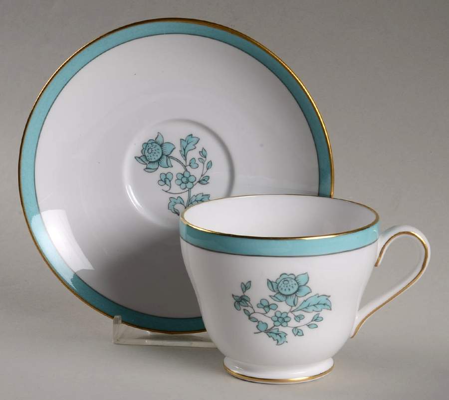 Riverdale Footed Cup & Saucer Set by Spode-1