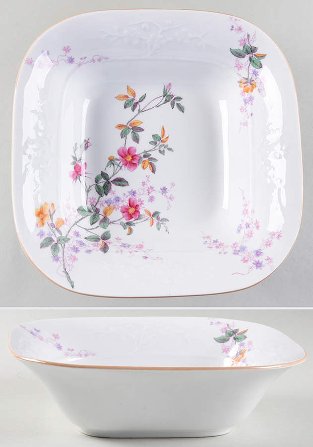 Roberta Orange (Smooth) 9" Square Vegetable Bowl by Spode-1