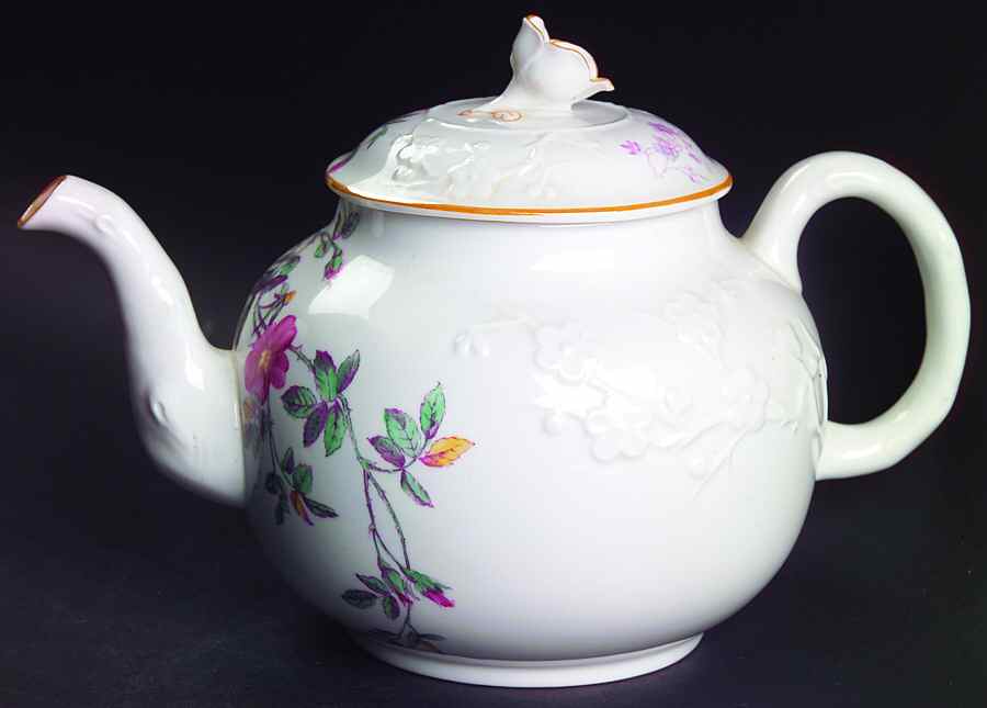 Roberta Orange (Smooth) Teapot & Lid by Spode-1