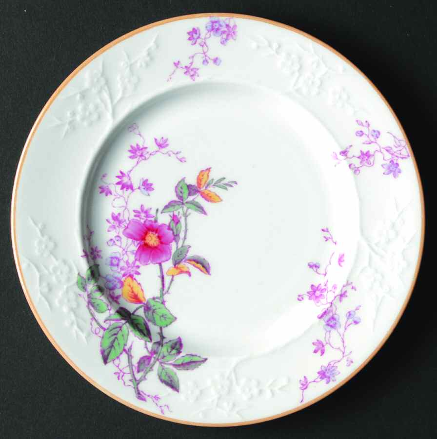 Roberta Orange (Smooth) Bread & Butter Plate by Spode-1