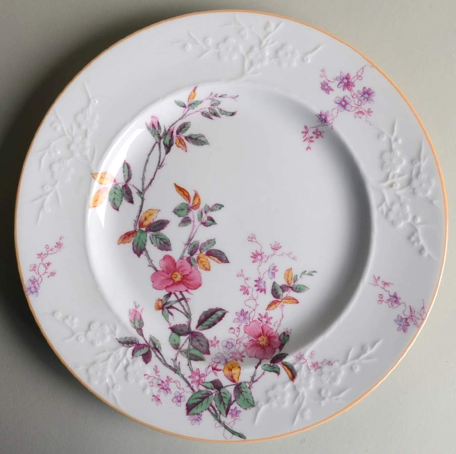 Roberta Orange (Smooth) Salad Plate by Spode-1