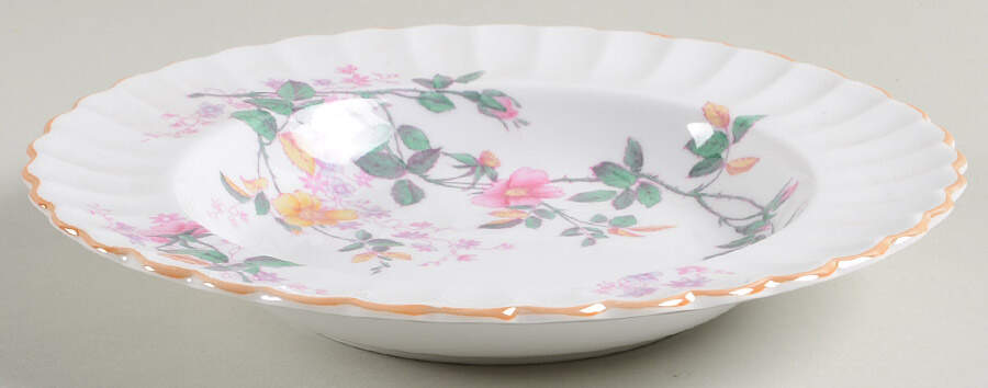 Roberta Orange (Scalloped) Rim Soup Bowl by Spode-1