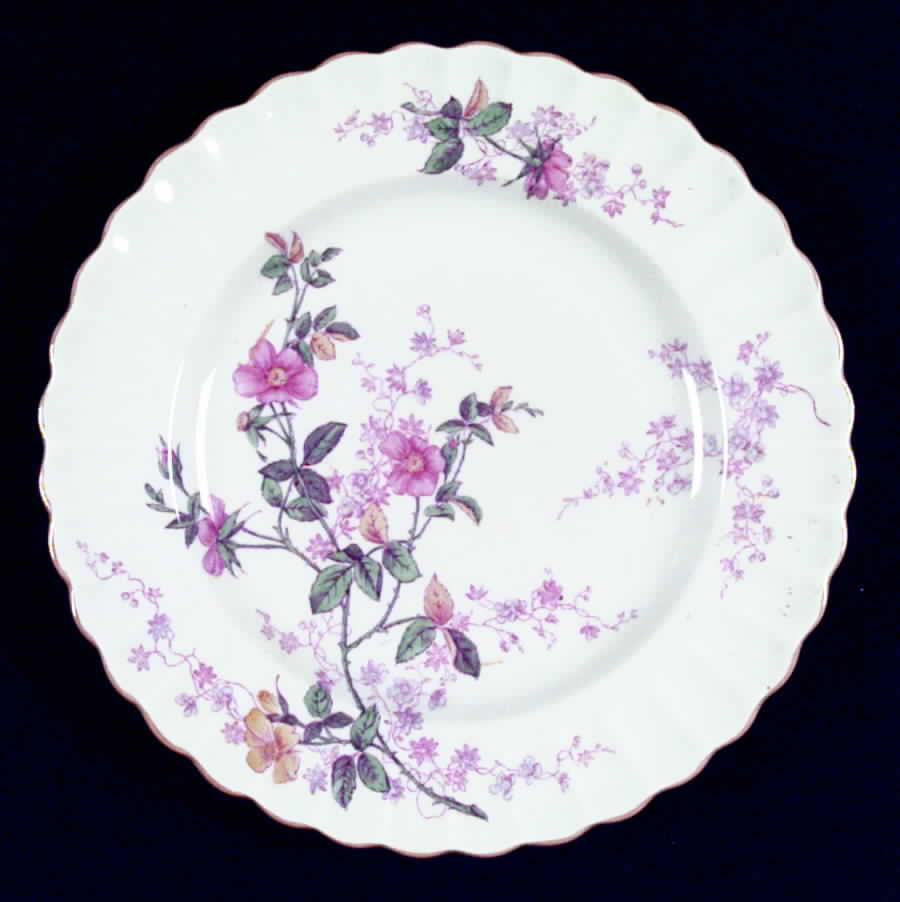 Roberta Orange (Scalloped) Luncheon Plate by Spode-1