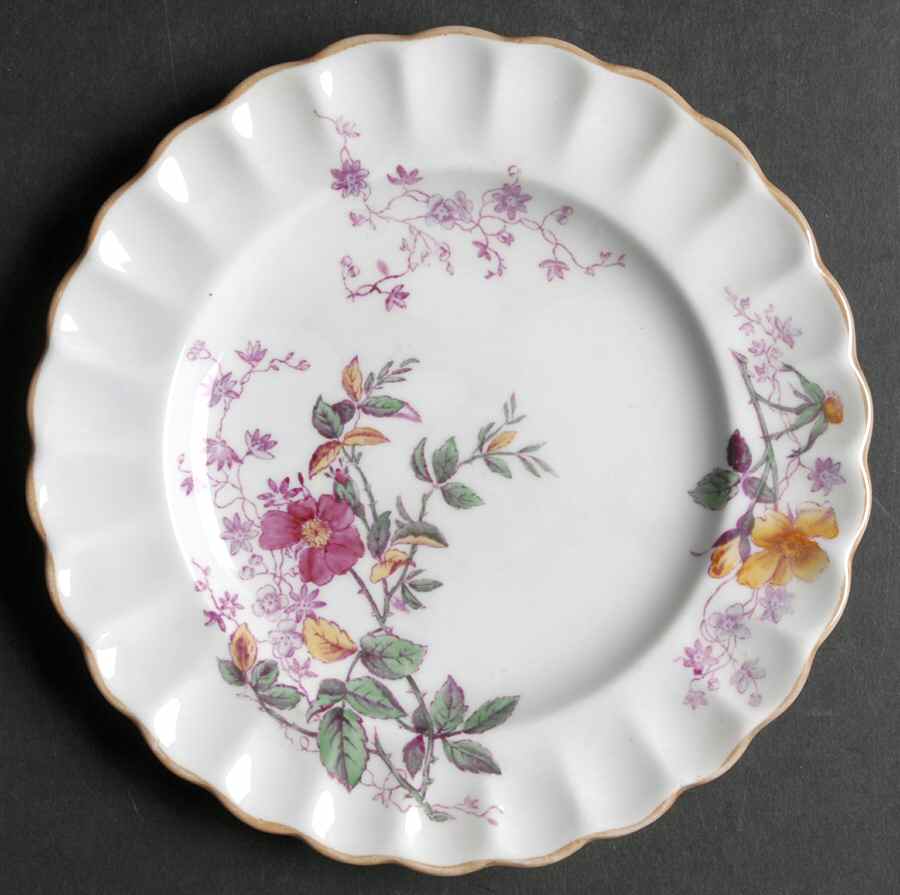 Roberta Orange (Scalloped) Bread & Butter Plate by Spode-1