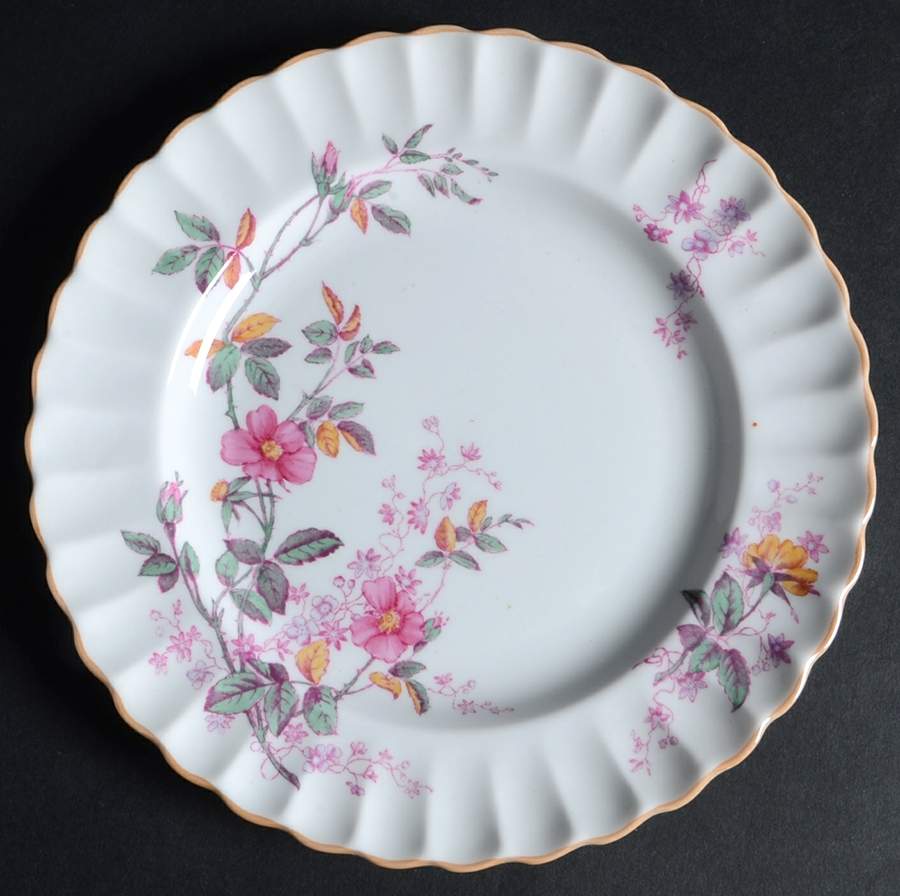 Roberta Orange (Scalloped) Salad Plate by Spode-1