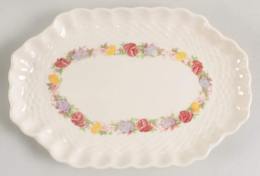 Rose Briar Underplate for Sauce Boat by Spode-1