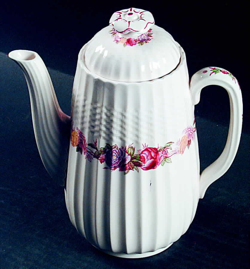 Rose Briar Coffee Pot & Lid by Spode-1